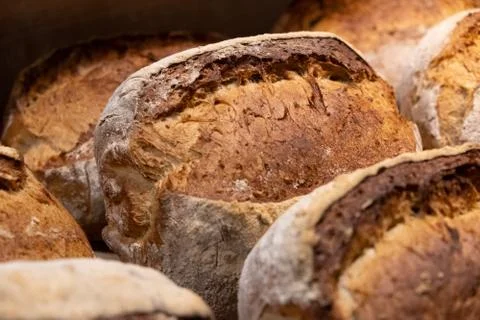 Close up of home made multigrain bread Stock Photos