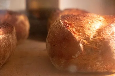 Close up of home made multigrain bread Foto stock