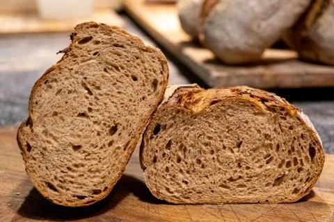 Close up of home made multigrain bread Stock Photos