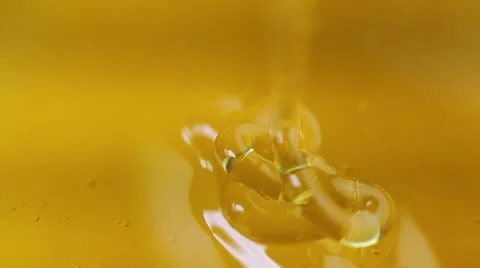 Close-up of honey dripping. macro Stock Footage 10565559
