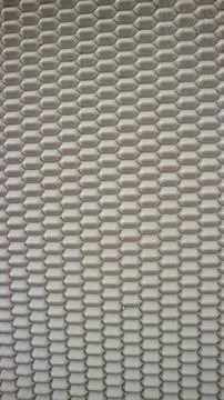 Close-up of honeycomb pattern with hexagonal cells Stock Photos