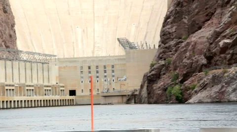 Close up of Hoover Dam Stock Footage 5431884