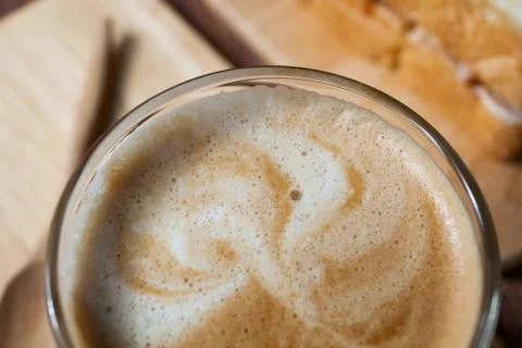 A close up of a hot coffee Stock Photos