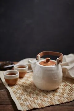 Close up hot tea Stock Photos