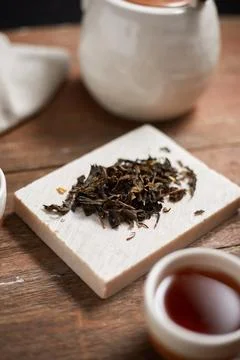 Close up hot tea Stock Photos