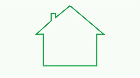 Close-up Of House Showing Energy Efficiency Rate. The energy rating scale is Stock Footage 229907115