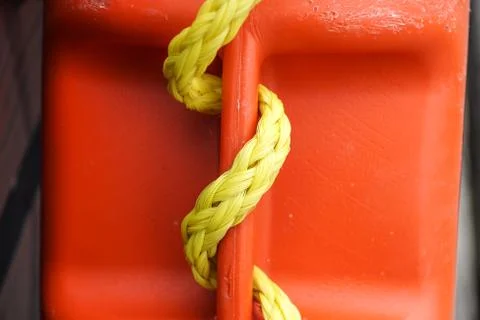 Close up household string rope texture Stock Photos