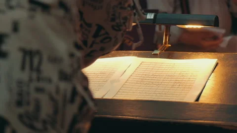 Close-up of how musicians play in an orchestra on various instruments Stock Footage 195952829