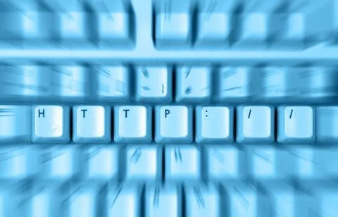 Close up of Http Keyboard 스톡 사진