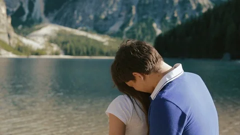 Close-Up Of A Hug Young Couple. Stock-Footage 108015079