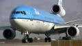 Close-up of huge KLM plane HD Footage