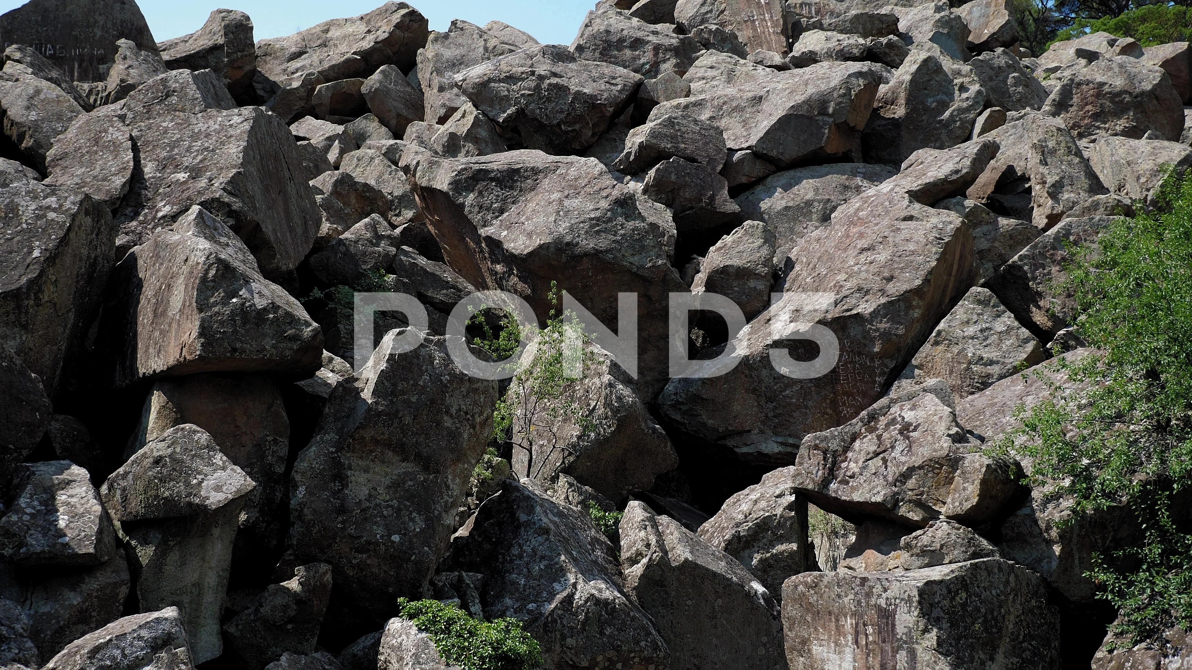 Big Rocks In A Pile
