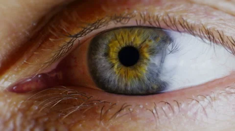 Close up human eye iris 動画素材 59944559