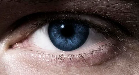 Close up on human eye Stock Photos