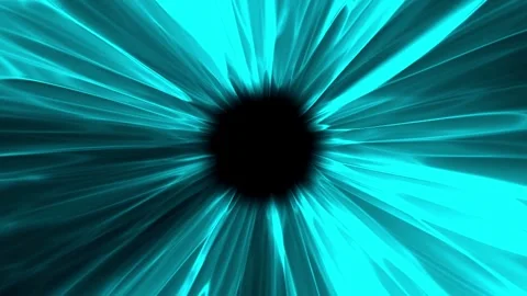 Close-Up of Human Eye with Radiating Blue Rays in Looping Animation 스톡 동영상 299794915