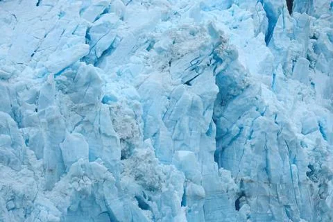 Close-up of ice and snow surface texture Stock Photos