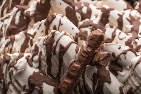 Close-up ice cream Stock Photos