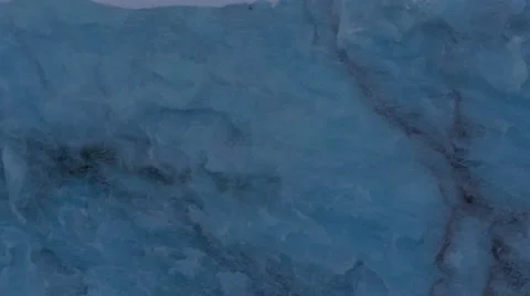 Close up of ice glacier in svalbard Video stock 48637708