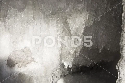 Close up of icecicles Stock Photos