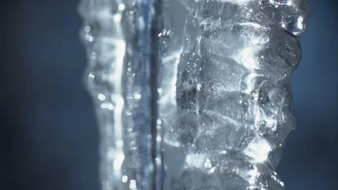 Close Up Of Icicles Stock-Footage 148240156