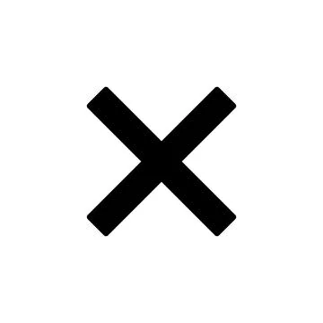 Close icon vector. Delete sign and symbol. cross sign Stock Illustration