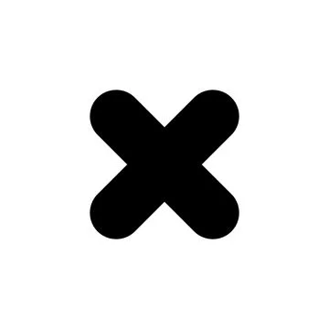 Close icon vector. Delete sign and symbol. cross sign Illustrazione stock