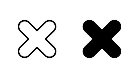 Close icon vector. Delete sign and symbol. cross sign 스톡 일러스트