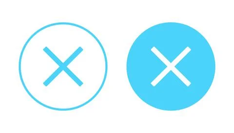 Close icon vector. Delete sign and symbol. cross sign 스톡 일러스트