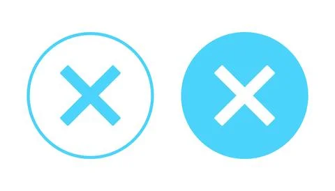Close icon vector. Delete sign and symbol. cross sign 스톡 일러스트