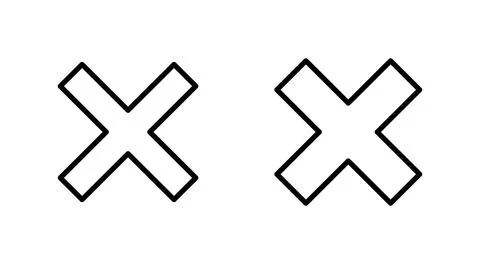 Close icon vector. Delete sign and symbol. cross sign 스톡 일러스트
