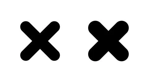 Close icon vector. Delete sign and symbol. cross sign 스톡 일러스트