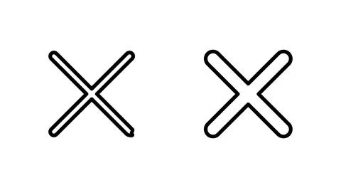 Close icon vector. Delete sign and symbol. cross sign 스톡 일러스트