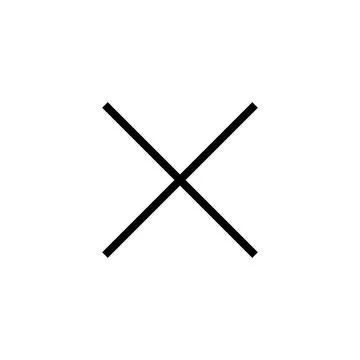 Close icon vector illustration. Delete sign and symbol. cross sign Stock Illustration