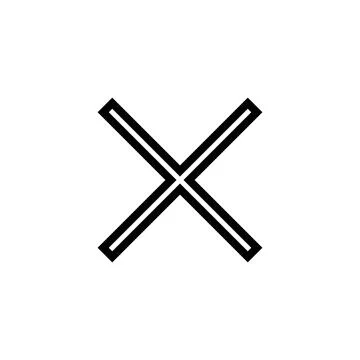 Close icon vector illustration. Delete sign and symbol. cross sign Stock Illustration