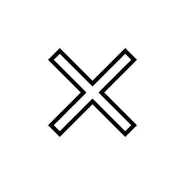 Close icon vector illustration. Delete sign and symbol. cross sign Stock Illustration