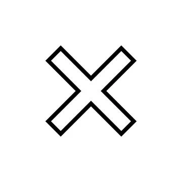 Close icon vector illustration. Delete sign and symbol. cross sign Illustrazione stock
