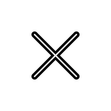 Close icon vector illustration. Delete sign and symbol. cross sign 스톡 일러스트