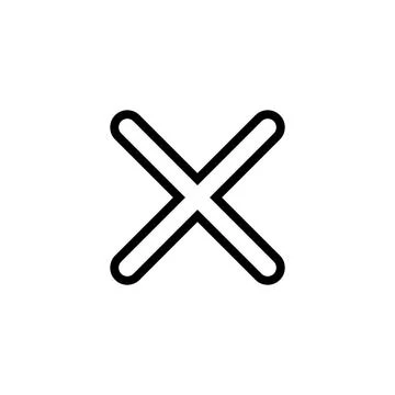 Close icon vector illustration. Delete sign and symbol. cross sign 스톡 일러스트