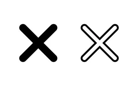 Close icon vector illustration. Delete sign and symbol. cross sign Stock Illustration