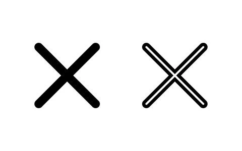 Close icon vector illustration. Delete sign and symbol. cross sign Illustrazione stock