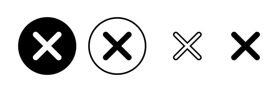 Close icon vector illustration. Delete sign and symbol. cross sign Stock Illustration