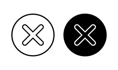 Close icon vector illustration. Delete sign and symbol. cross sign 스톡 일러스트