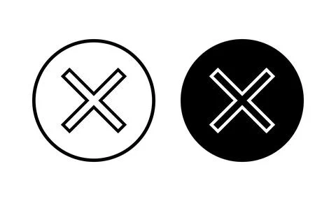 Close icon vector illustration. Delete sign and symbol. cross sign 스톡 일러스트