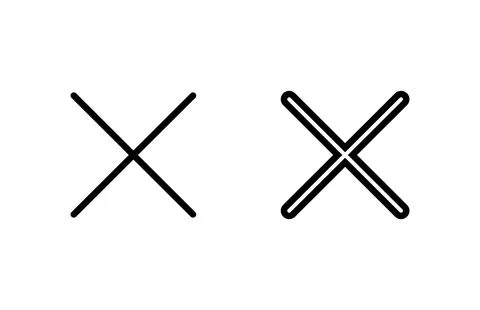 Close icon vector illustration. Delete sign and symbol. cross sign Stock Illustration