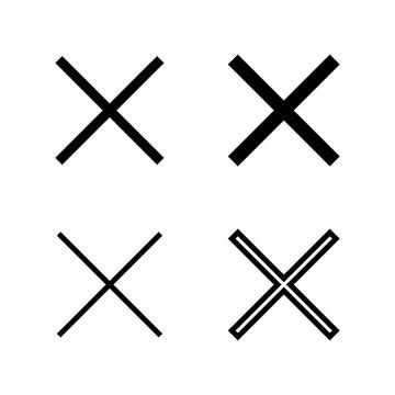 Close icon vector illustration. Delete sign and symbol. cross sign Stock-Illustration