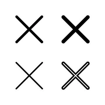 Close icon vector illustration. Delete sign and symbol. cross sign Stock Illustration