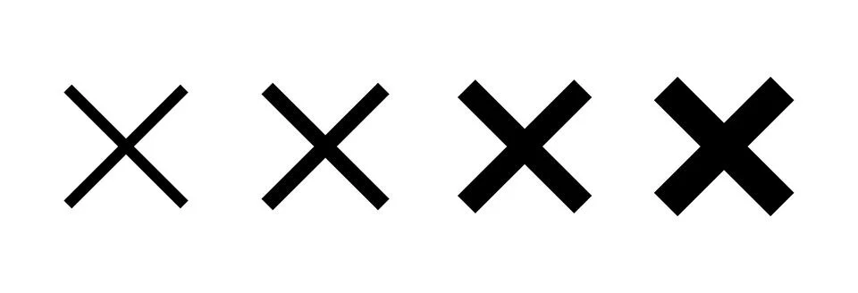 Close icon vector illustration. Delete sign and symbol. cross sign イラスト素材