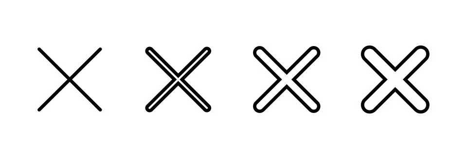 Close icon vector illustration. Delete sign and symbol. cross sign 스톡 일러스트