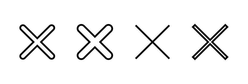 Close icon vector illustration. Delete sign and symbol. cross sign 스톡 일러스트