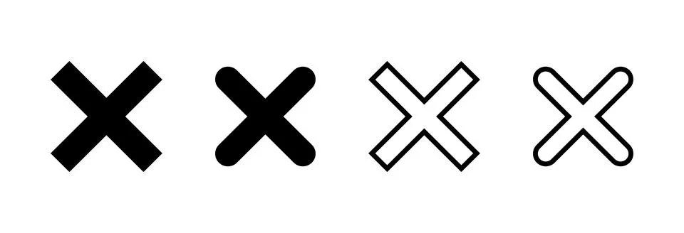 Close icon vector illustration. Delete sign and symbol. cross sign Illustrazione stock